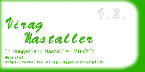 virag mastaller business card